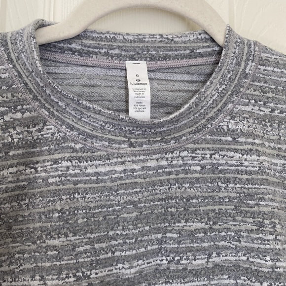 lululemon Gray Long Sleeve Top - Picture 2 of 8